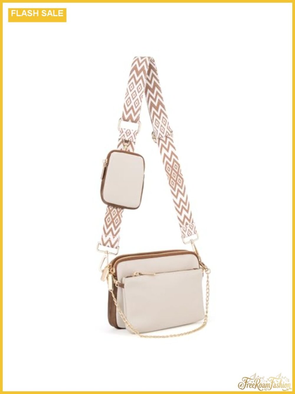 3-in-1 Crossbody Bag Set Convertible Fanny Pack Belt Purse
